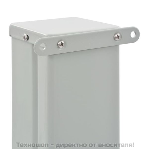 Прибираща се странична тента, 160х300 см, сива