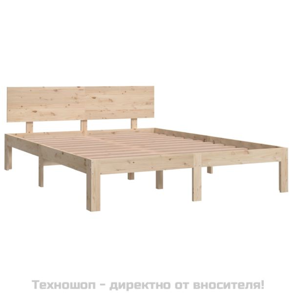 Рамка за легло, бор масив, 140х190 см