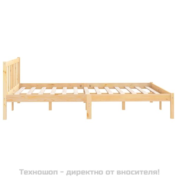 Рамка за легло, бор масив, 140х190 см