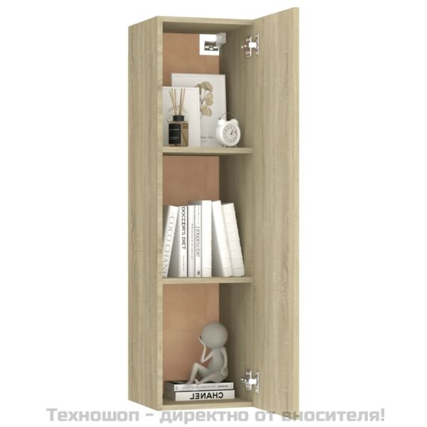 ТВ шкаф, дъб сонома, 30,5x30x110 см, инженерно дърво