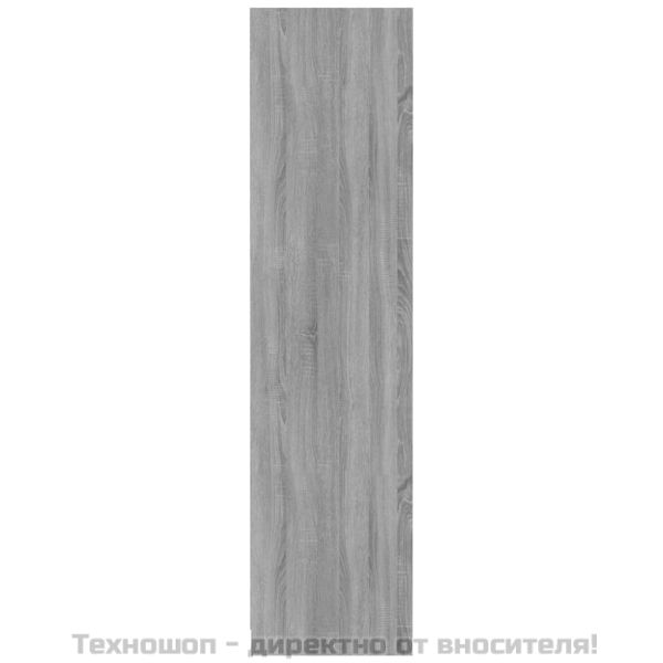Гардероб, сив сонома, 100x50x200 см, инженерно дърво