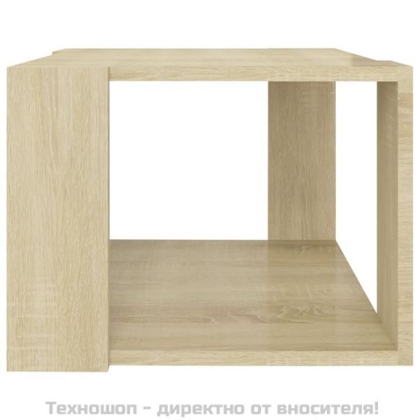 Кафе маса, сонома дъб, 40x40x30 см, инженерно дърво