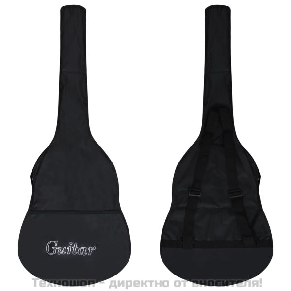 Комплект класическа китара за начинаещи 12 части черен 4/4 39"