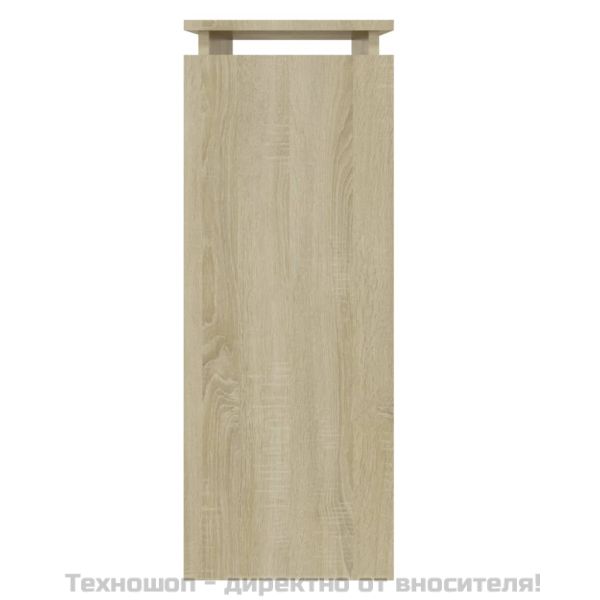 Конзолна маса, дъб сонома, 80x30x80 см, инженерно дърво