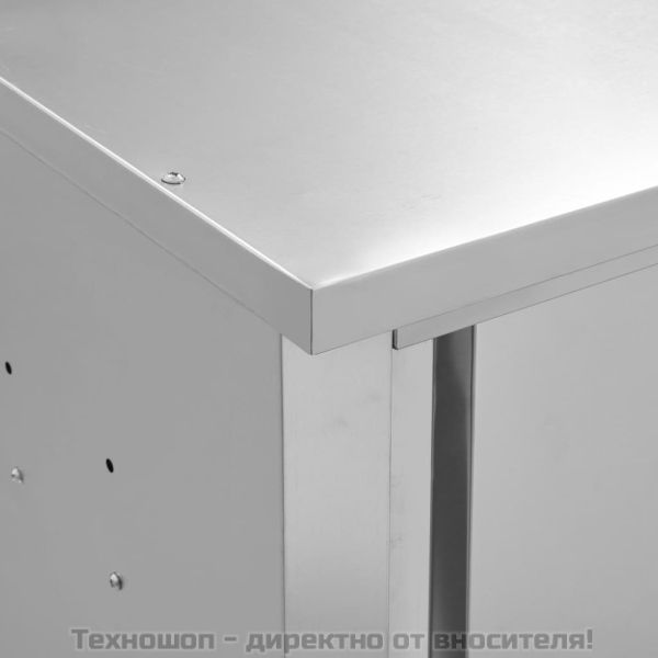 Кухненски стенен шкаф с плъзгащи врати, 150x40x50 см, стомана