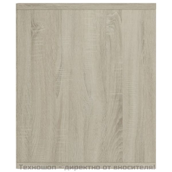 Библиотека/ТВ шкаф, дъб сонома, 143x30x36 см