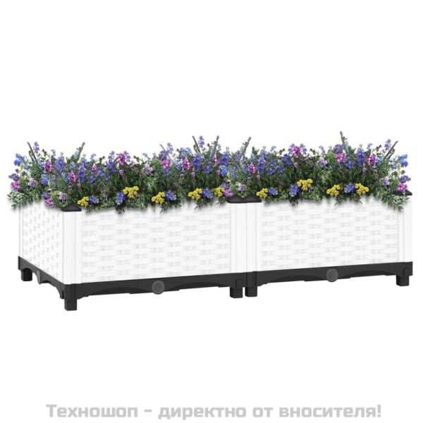 Повдигната леха, 80x40x23 см, полипропилен