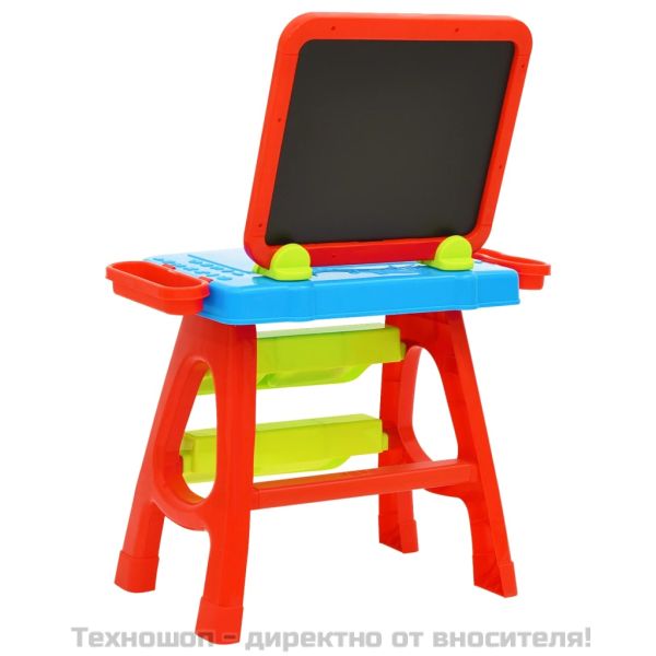 3-в-1 комплект от детски статив и учебно бюро за игра