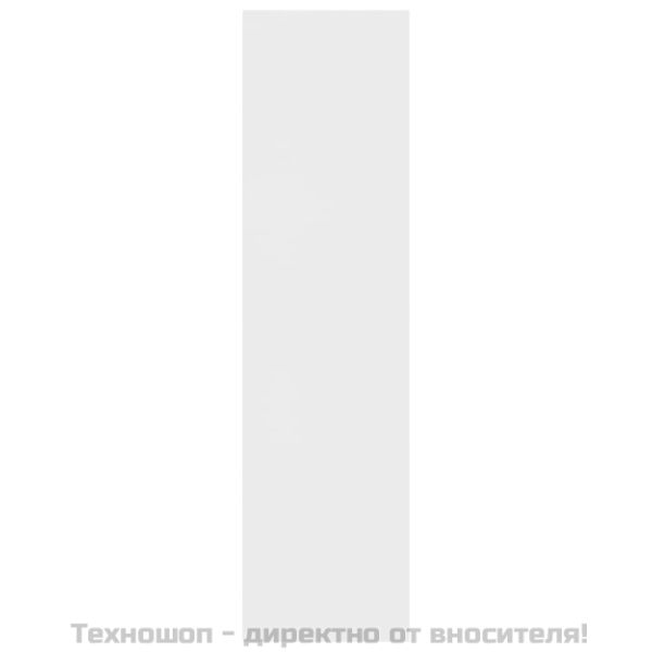 Библиотека/разделител за стая, бяла, 155x24x160 см, ПДЧ