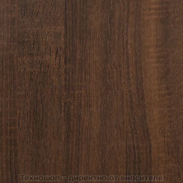 ТВ шкаф, кафяв дъб, 100x40x40 см, инженерно дърво