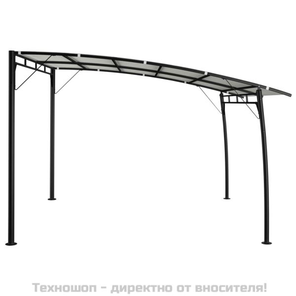 Градинска тента сенник, 3x3x2,55 м, кремава