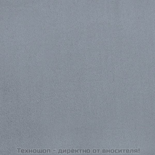 Трапезни столове, 4 бр, светлосиви, кадифе