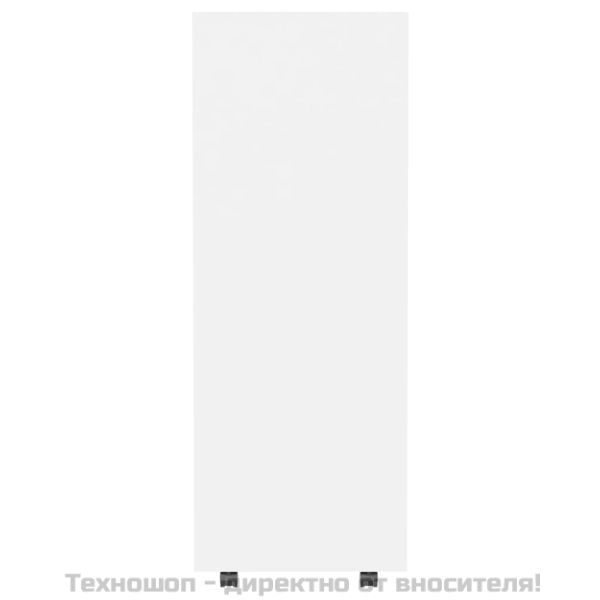 Гардероб, бял, 80x40x110 см, инженерно дърво