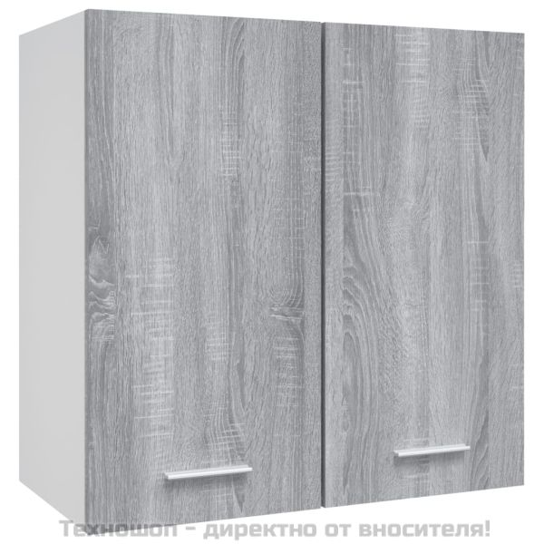 Висящ шкаф "Lyon", сив, цвят сонома, 60x31x60 см, инженерно дърво