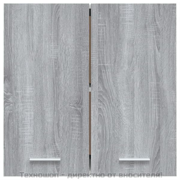 Висящ шкаф "Lyon", сив, цвят сонома, 60x31x60 см, инженерно дърво