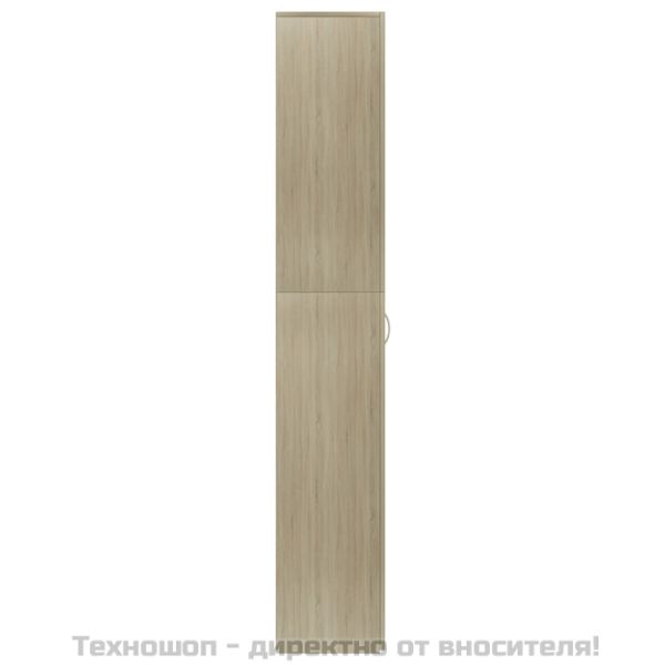 Офис шкаф, дъб сонома, 60x32x190 см, инженерно дърво