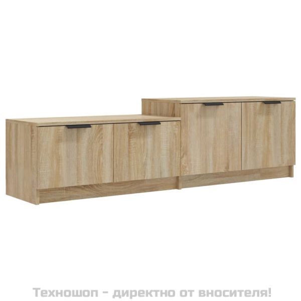 ТВ шкаф, сонома дъб, 158,5x36x45 см, инженерно дърво