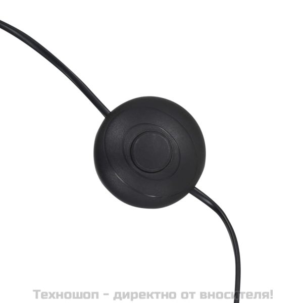 Наземна лампа със стойка, 121 см, бяла, E27