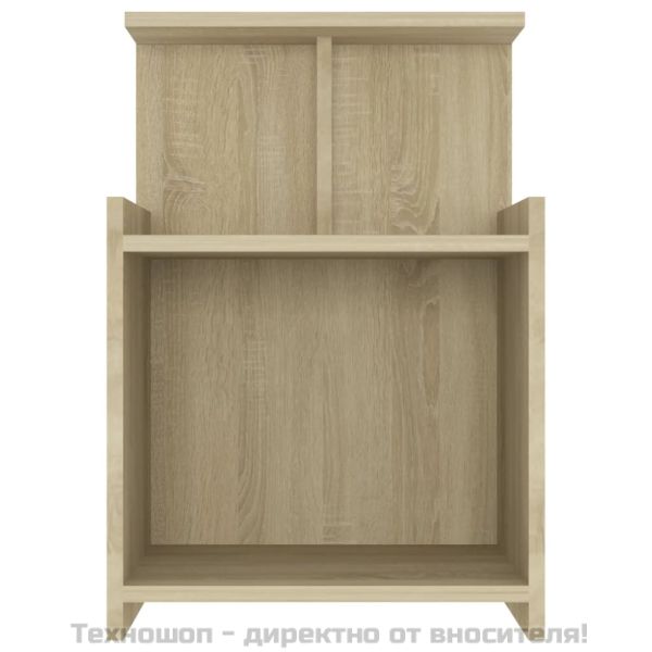 Нощни шкафчета, 2 бр, дъб сонома, 40x35x60 см, инженерно дърво