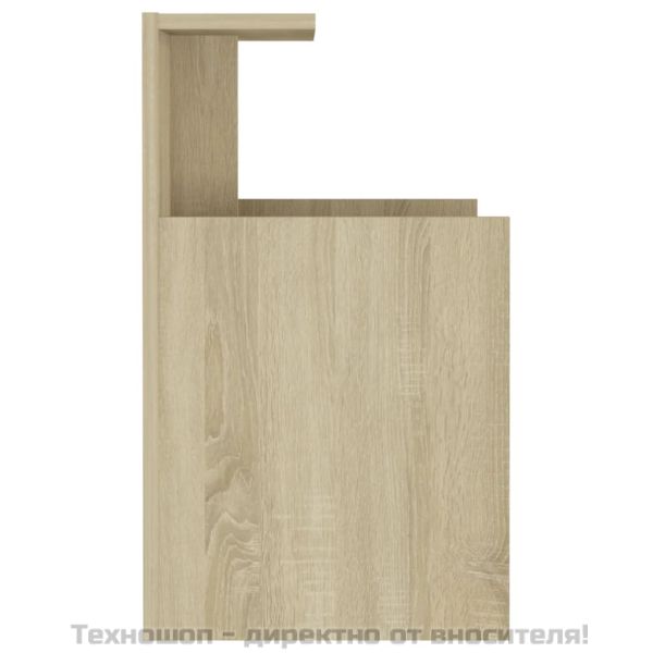 Нощни шкафчета, 2 бр, дъб сонома, 40x35x60 см, инженерно дърво