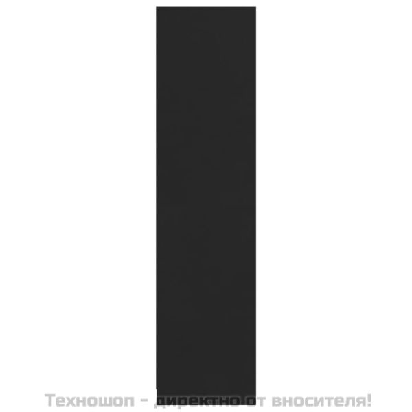 Гардероб, черен, 100x50x200 см, ПДЧ