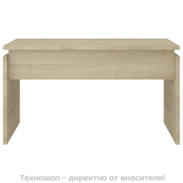 Маса за кафе, дъб сонома, 68x50x38 см, инженерно дърво