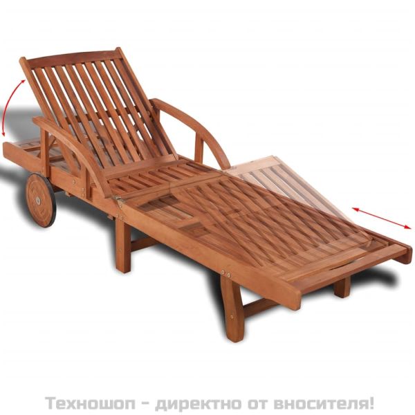 Шезлонг, акациево дърво масив