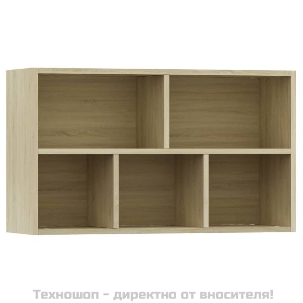 Библиотека/бюфет, дъб сонома, 50x25x80 см, инженерно дърво