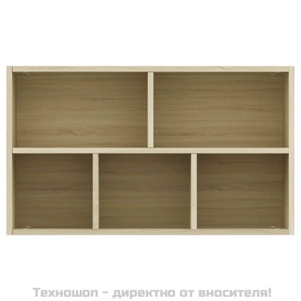 Библиотека/бюфет, дъб сонома, 50x25x80 см, инженерно дърво