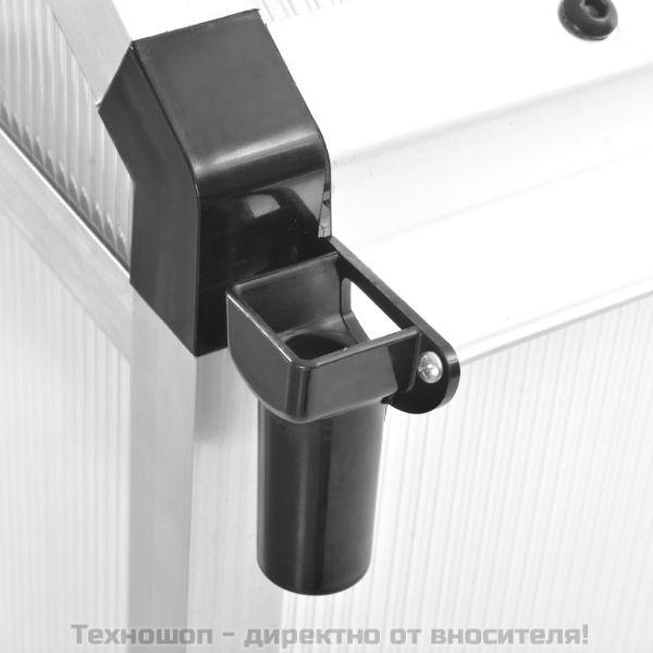 Оранжерия, алуминий, 421x190x195 см, 15,6 м³