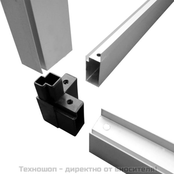 Оранжерия, алуминий, 421x190x195 см, 15,6 м³