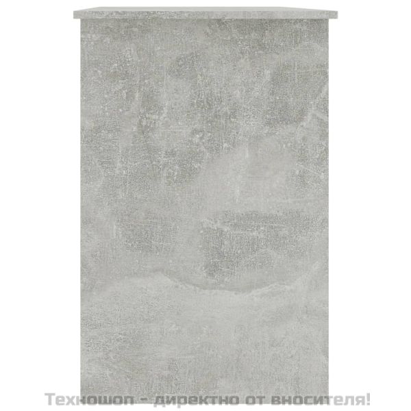 Бюро, бетонно сиво, 100x50x76 см, ПДЧ