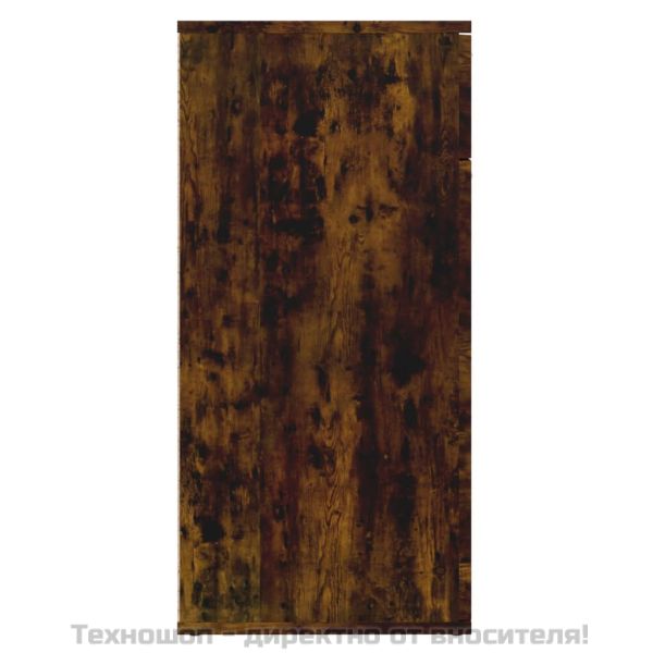 Сайдборд, опушен дъб, 80x36x75 см, инженерно дърво