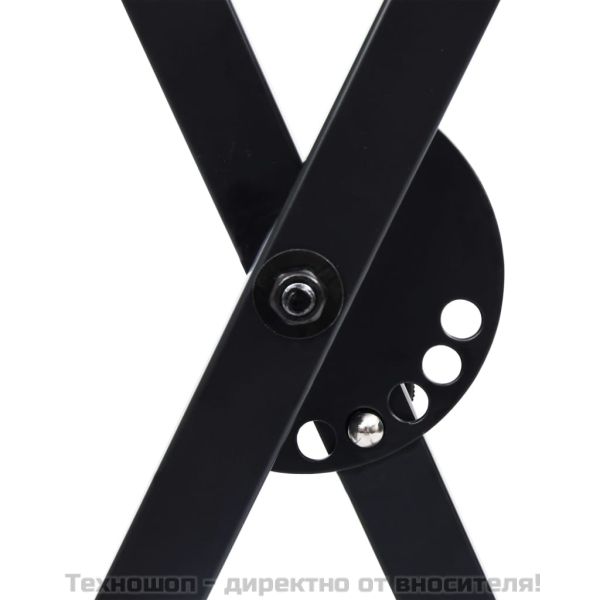 Комплект стойка за кийборд и табуретка в черно