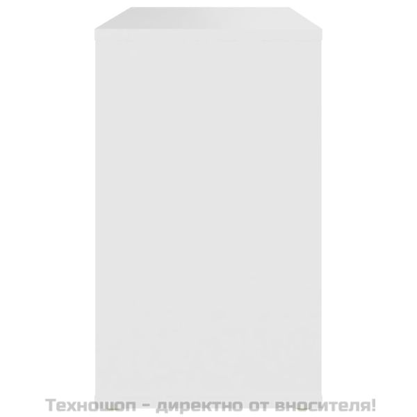 Страничен шкаф, бял, 60x30x50 см, инженерно дърво