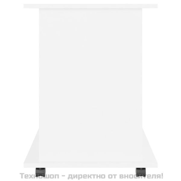 Подвижен шкаф, бял, 60x45x60 см, инженерно дърво