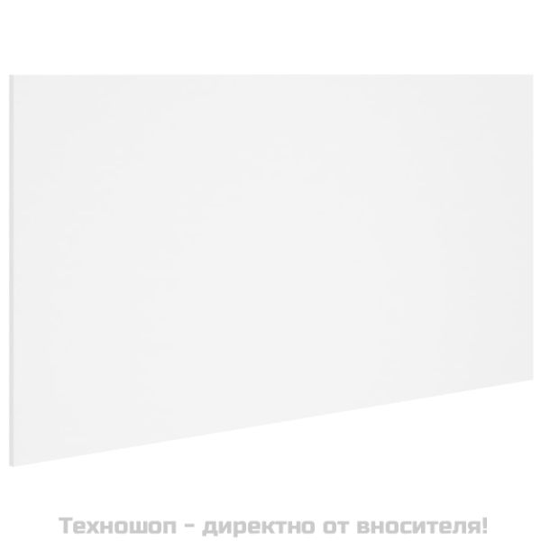Горна табла за легло, бяла, 160x1,5x80 см, инженерна дървесина