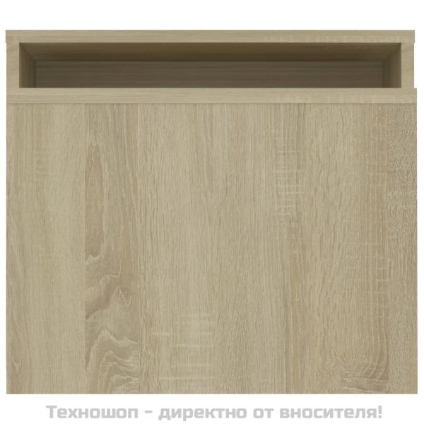 Комплект маси за кафе, дъб сонома, 100x48x40см, инженерно дърво