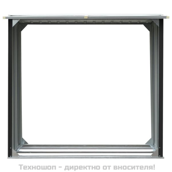 Навес за дърва, поцинкована стомана, 172x91x154 см, антрацит