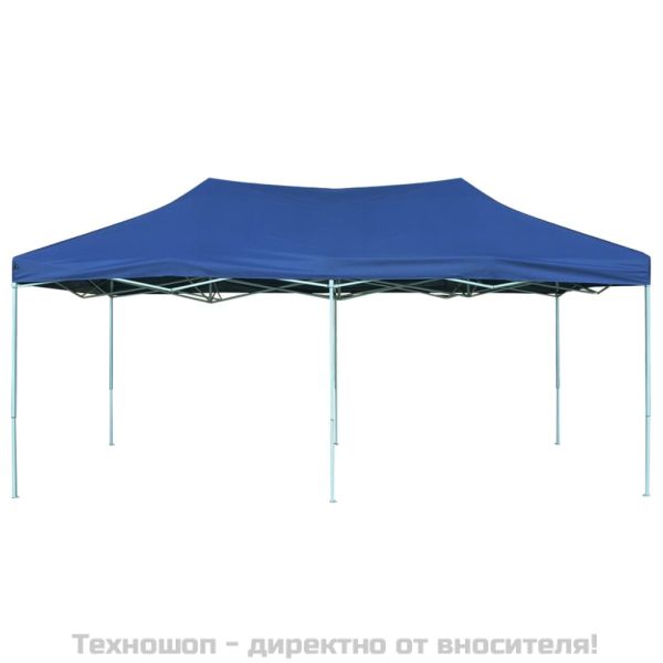 Сгъваема шатра, 3х6 м, синя