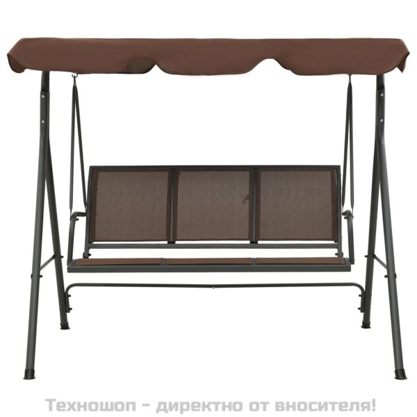 Градинска люлка със сенник, кафе