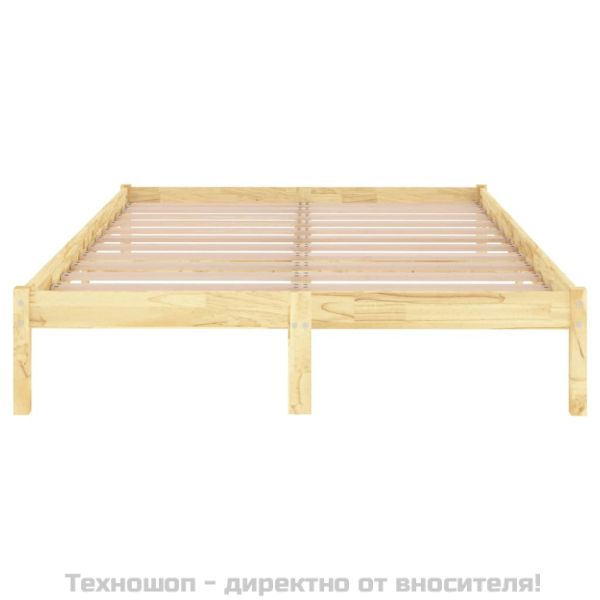 Рамка за легло, бор масив, 200x200 см