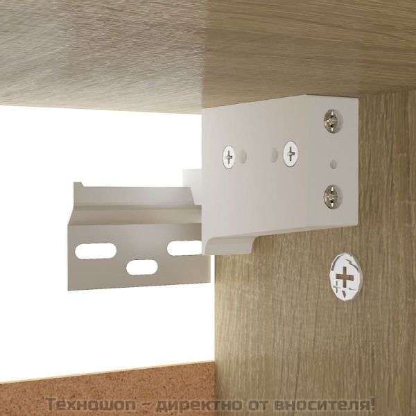 Шкаф за обувки, дъб сонома, 60x35x70 см, инженерно дърво