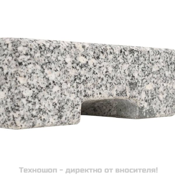 Основа за чадър, гранит, правоъгълна, 25 кг