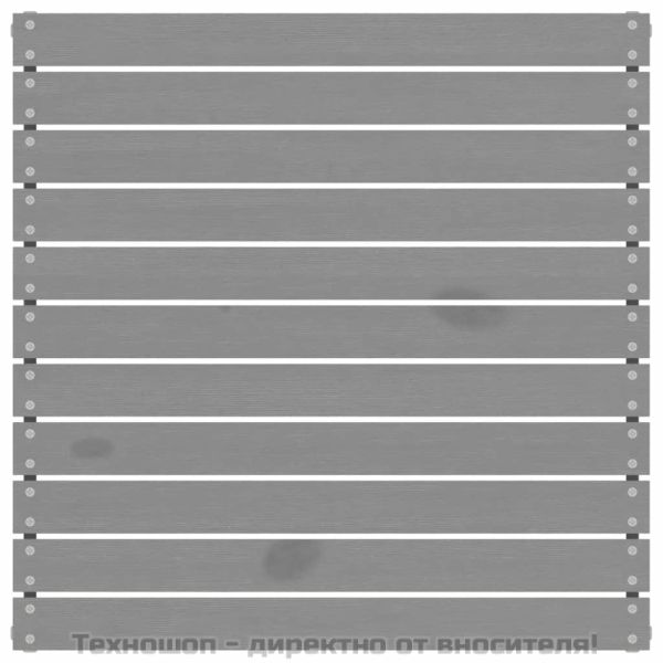 Градински лаундж комплект 3 части с възглавници сив бор масив