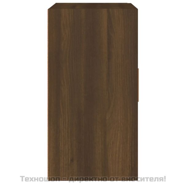 Стенен шкаф, кафяв дъб, 60x30x60 см, инженерно дърво