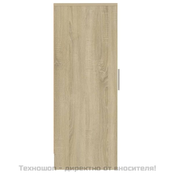 Шкаф за обувки, дъб сонома, 32x35x92 см, инженерно дърво