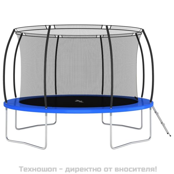 Комплект батут, кръгъл, 366x80 см, 150 кг