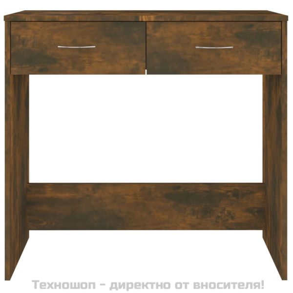 Бюро, опушен дъб, 80x40x75 см, инженерно дърво