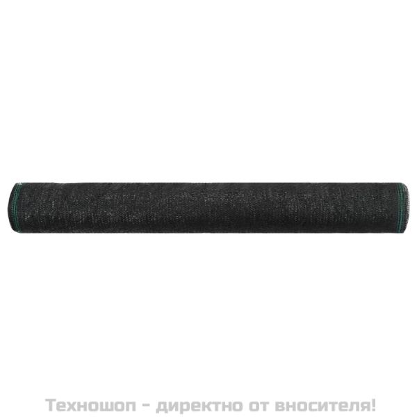 Тенис екран, HDPE, 1,2x25 м, черен